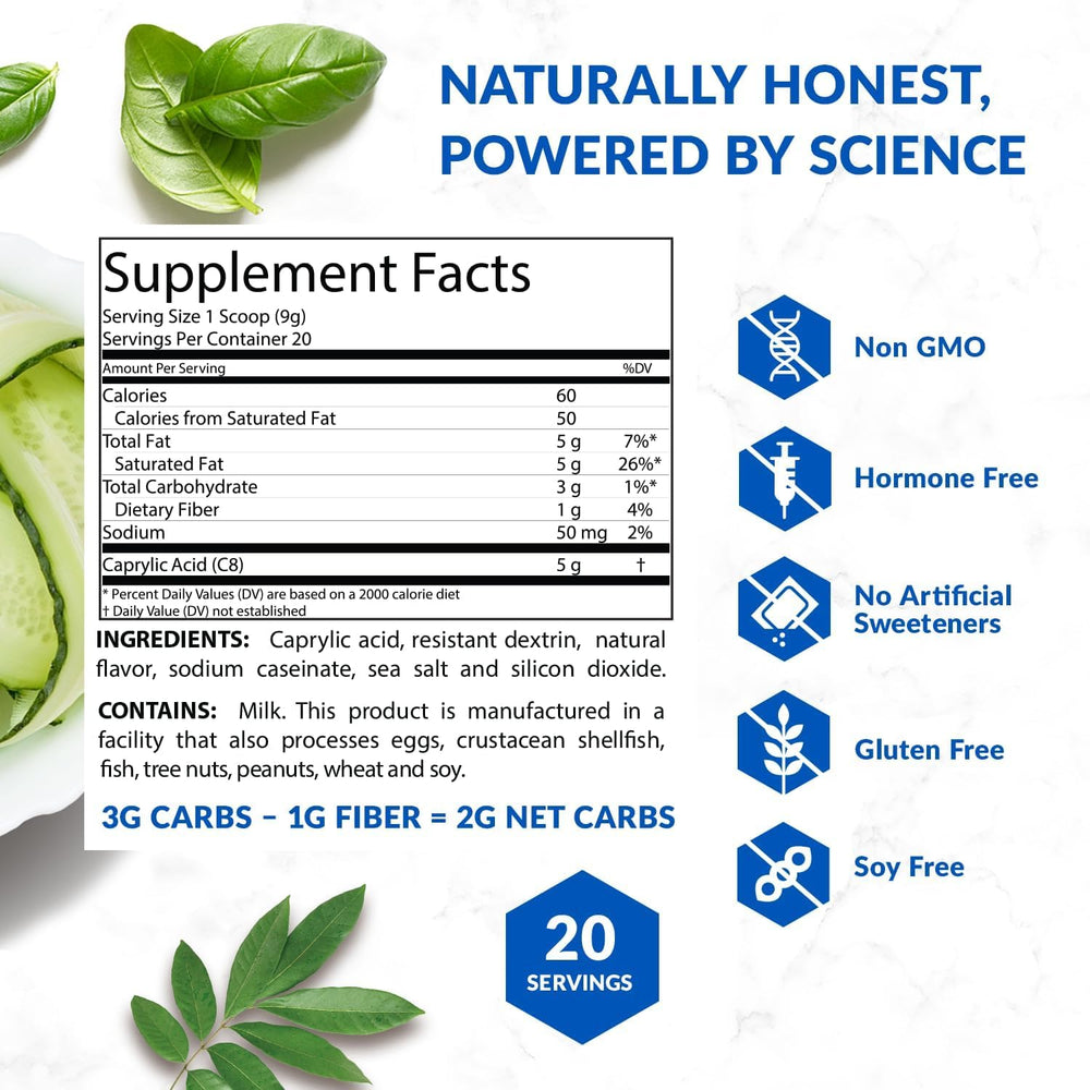 BioTrust Keto Elevate label with scoop for convenient daily dosing.