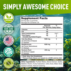 BioVit Sea Moss Gummies kid-friendly flavor close-up highlights tasty daily nutrition