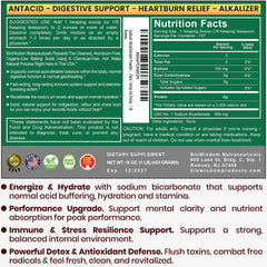 BioWisdom Sodium Bicarbonate Powder Pour demonstrates easy dosing for recipes.