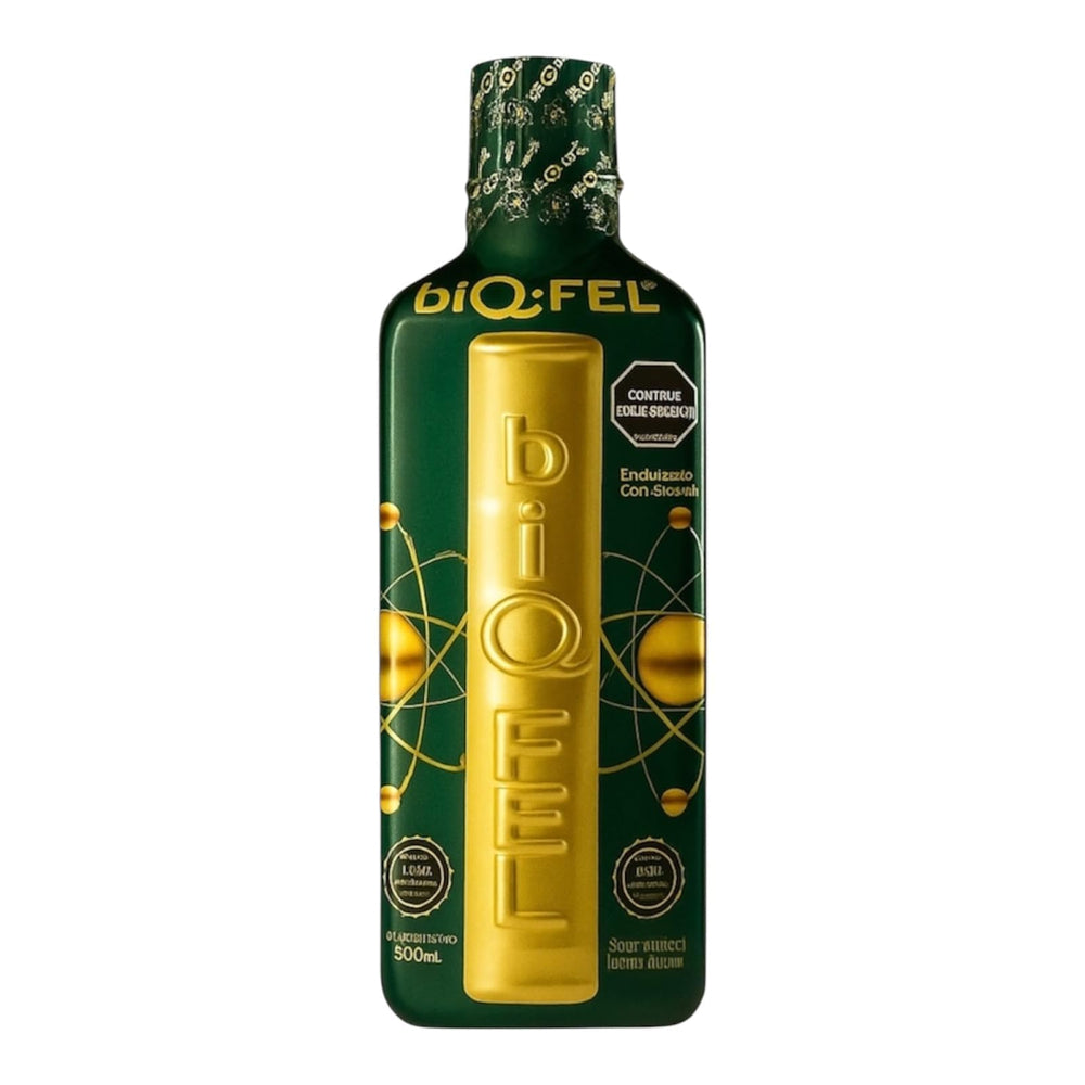 biQ-FEL Daily Multivitamic bottle promoting natural energy support for daily routines.