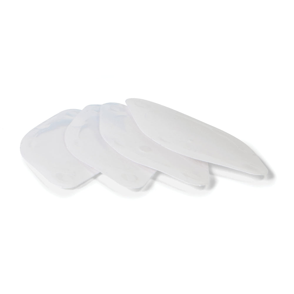 Birchwood LiquiCell pad near ears and behind the heel protects skin during wear.