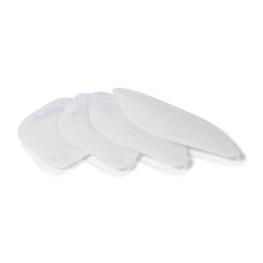 Birchwood LiquiCell pad near ears and behind the heel protects skin during wear.