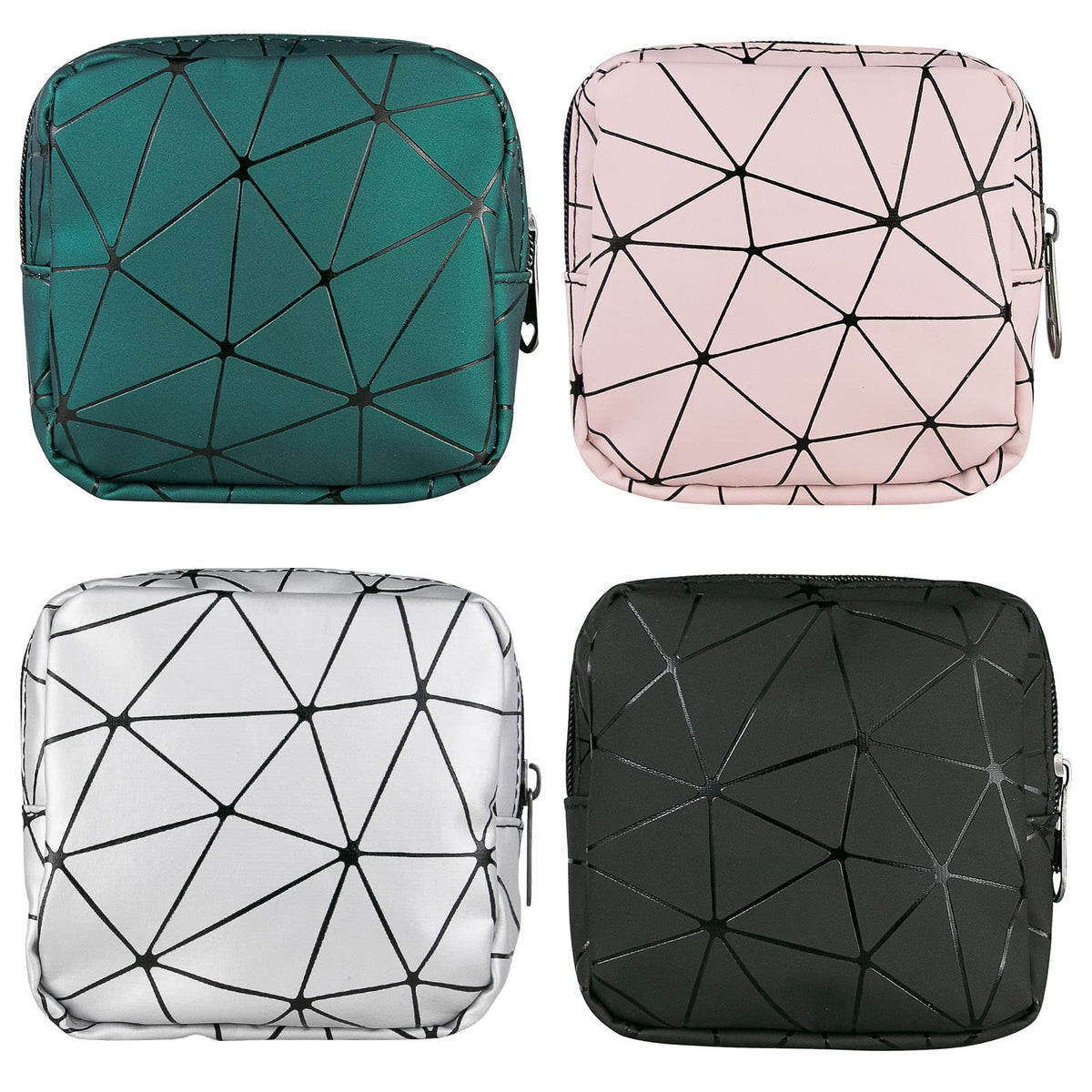 Bolsas Bisanzoya de almacenamiento sanitarias, cuatro piezas, privacidad al viajar.