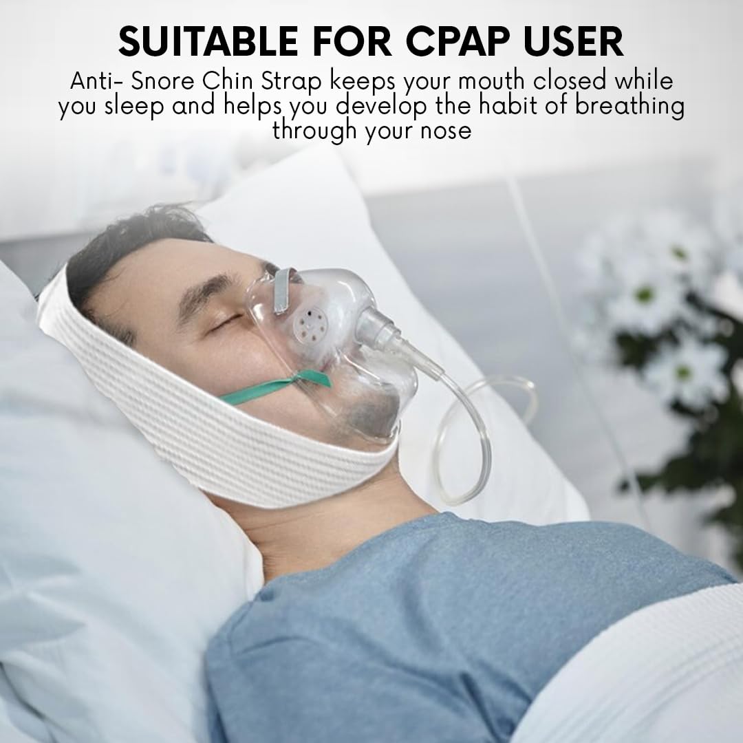 Bistras chin strap may reduce mouth dryness by promoting closed-mouth breathing.