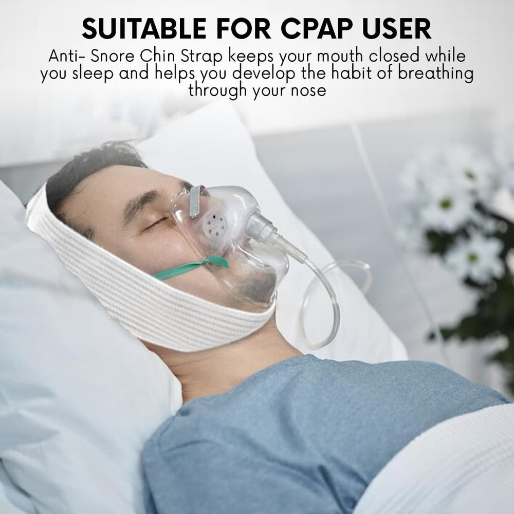 Bistras chin strap may reduce mouth dryness by promoting closed-mouth breathing.