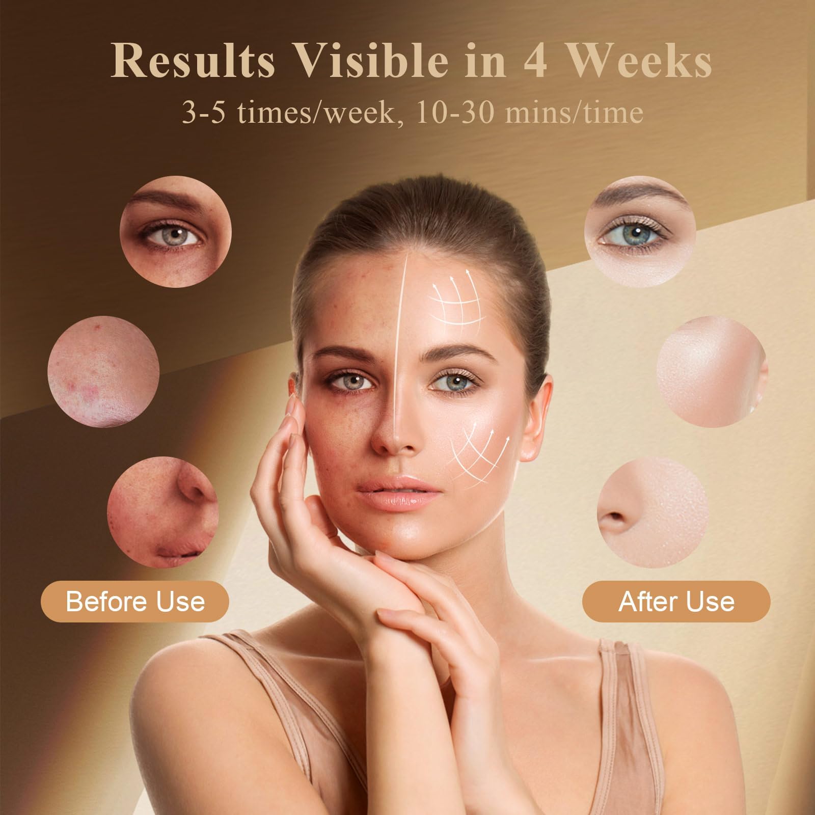 BIUUFISH portable rechargeable design supports skincare anywhere.