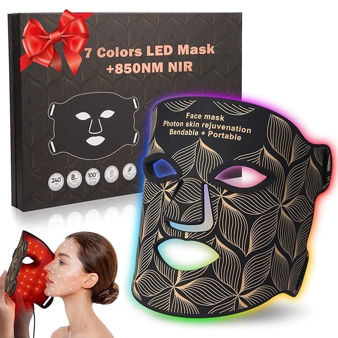 BIUUFISH red light face mask beads enable deep, even treatment.