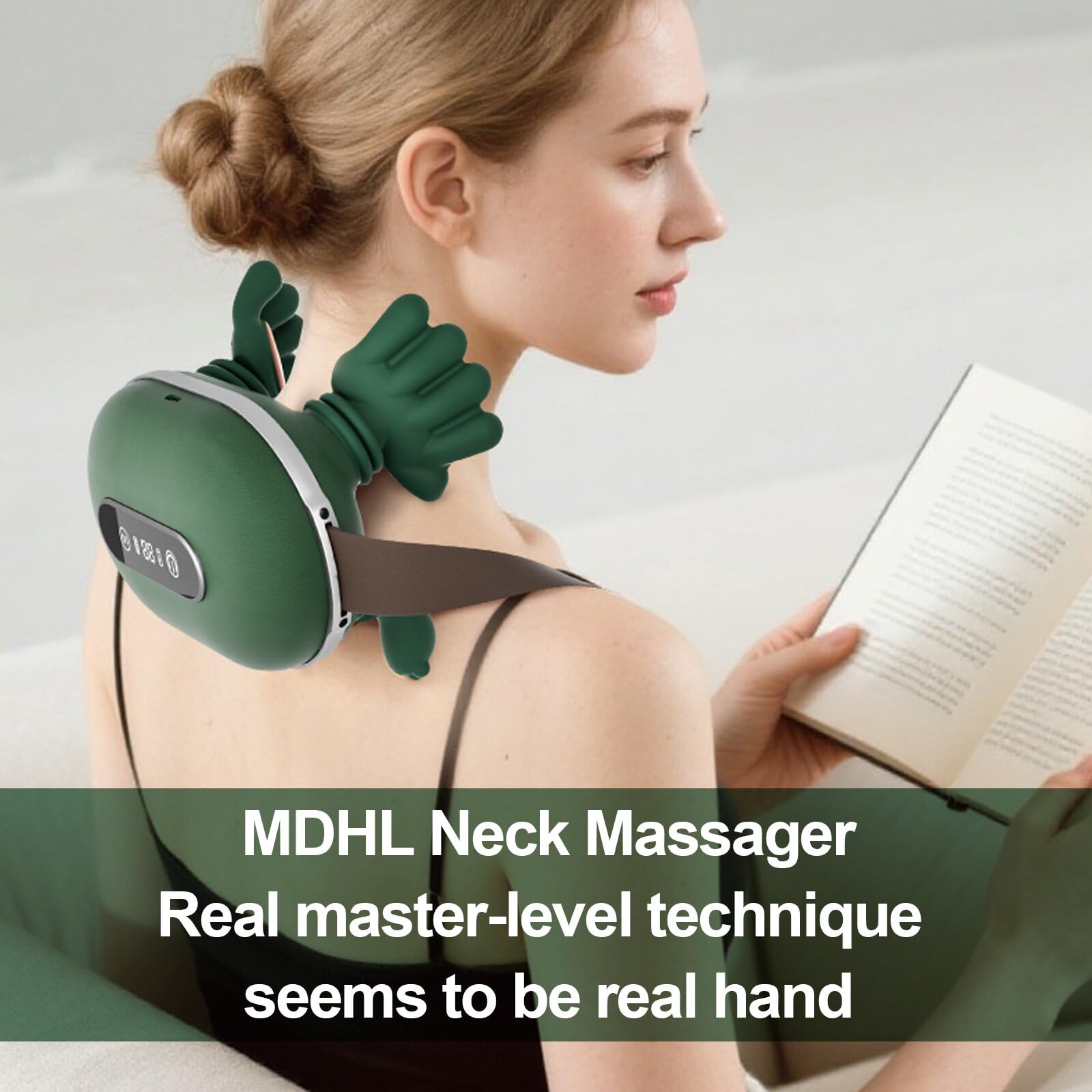 BIVIPO dual-zone heat therapy massager providing steady warmth