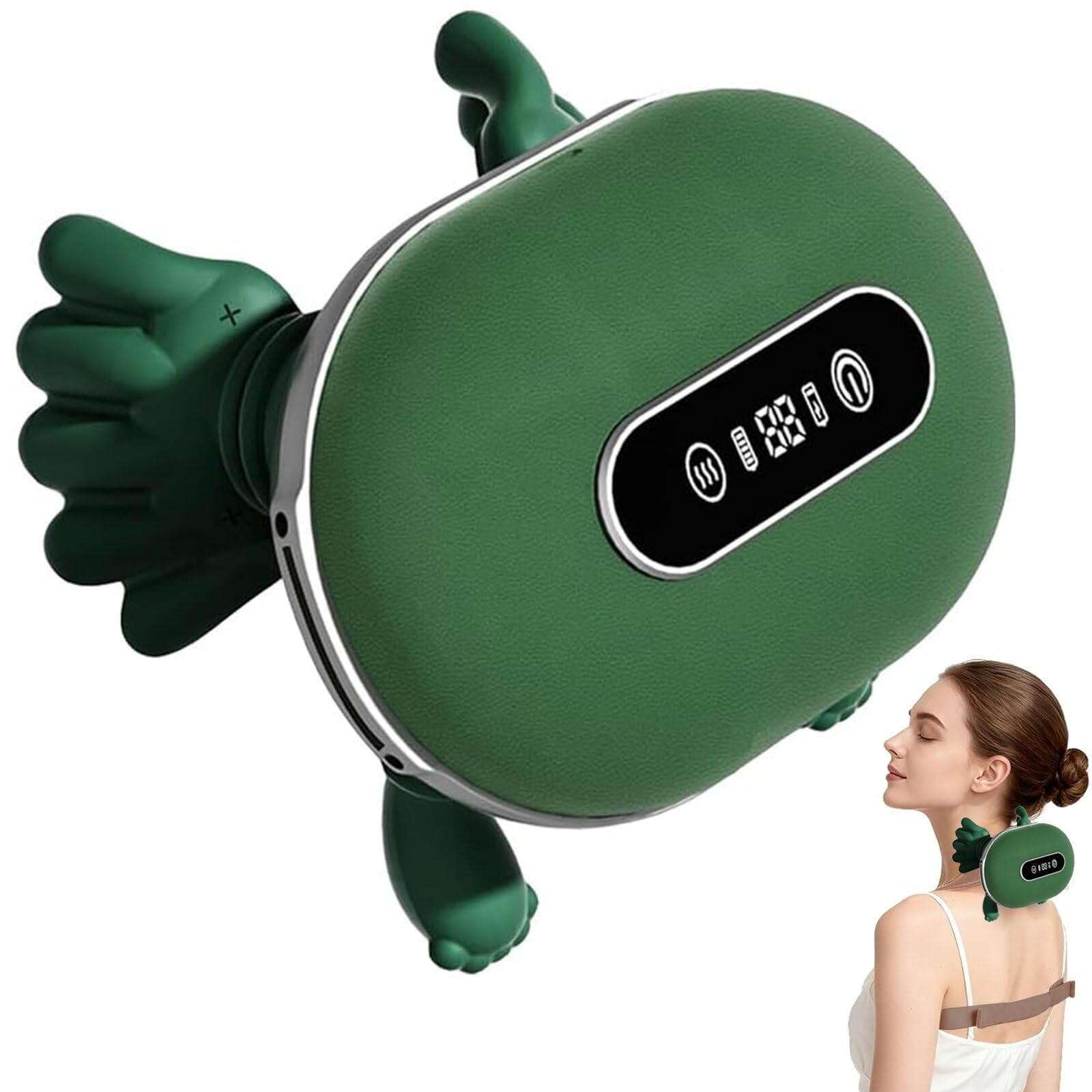 BIVIPO shoulder massager with 4D kneading for neck relief and real-hand feel