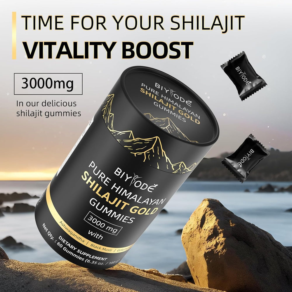 BIYODE Shilajit Gummies ideal for workouts and recovery