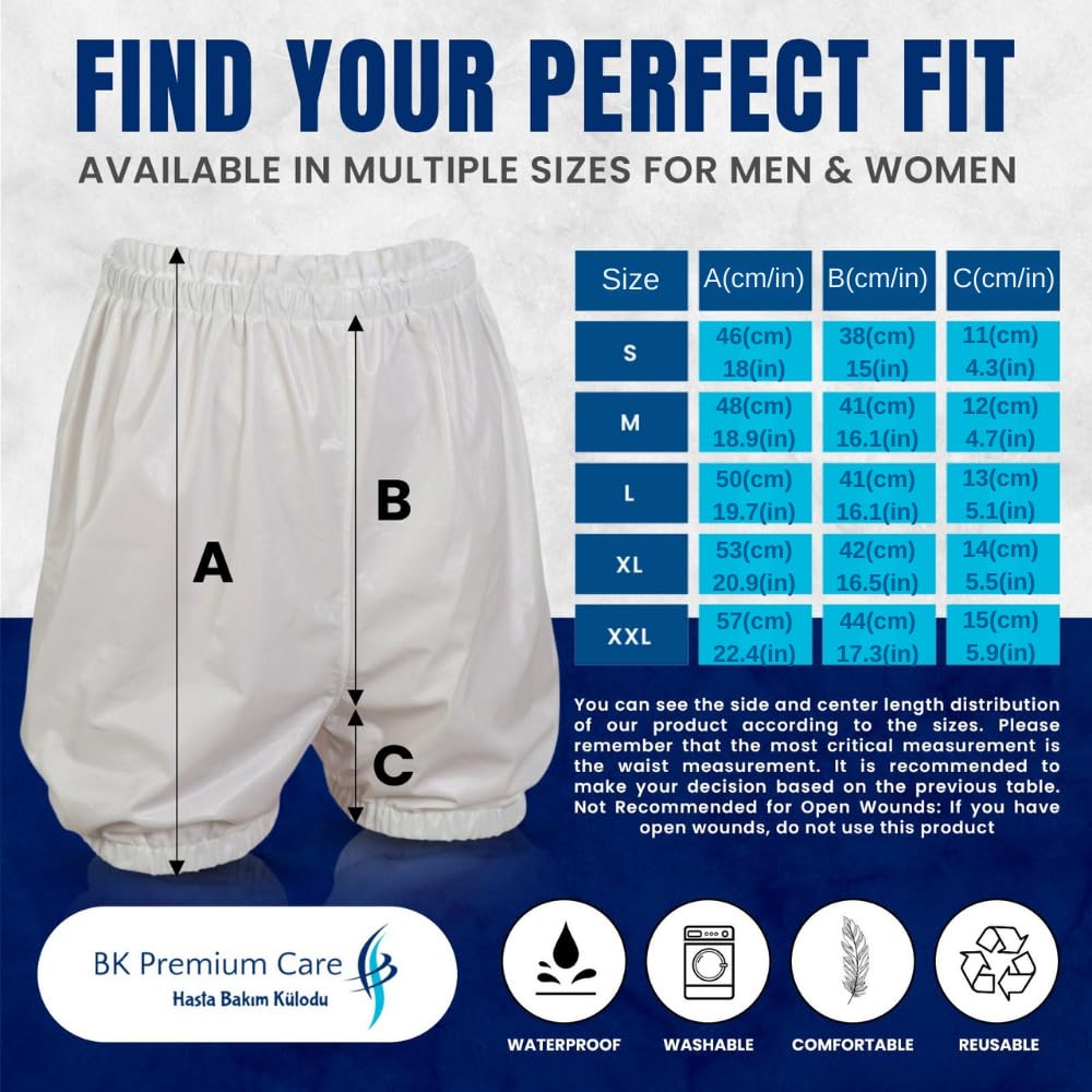 BK Premium Care discreet silent design avoids crinkles under clothing