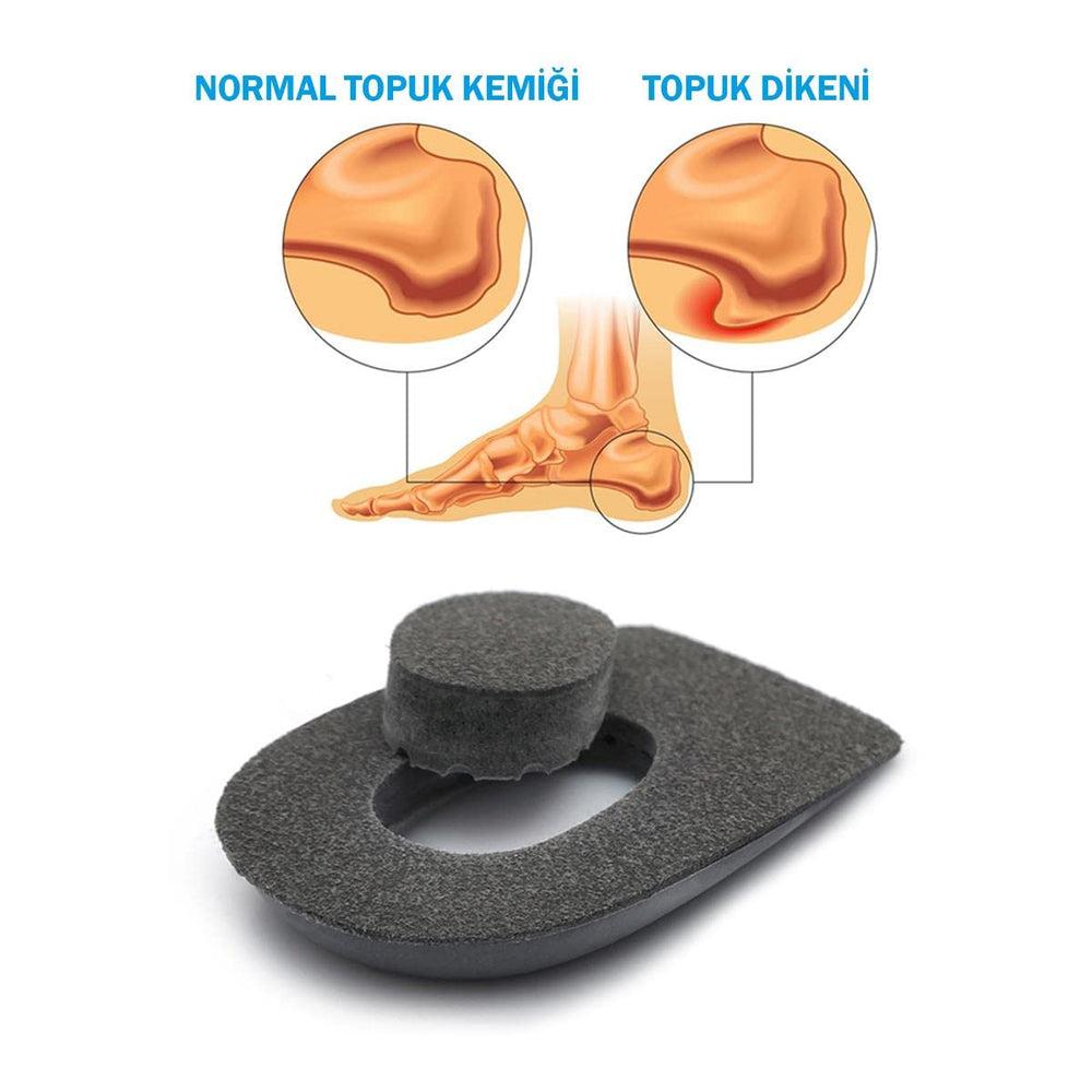 Black Deer Orthopedic Heel Supports cushioning image highlighting soft underfoot protection for daily wear.