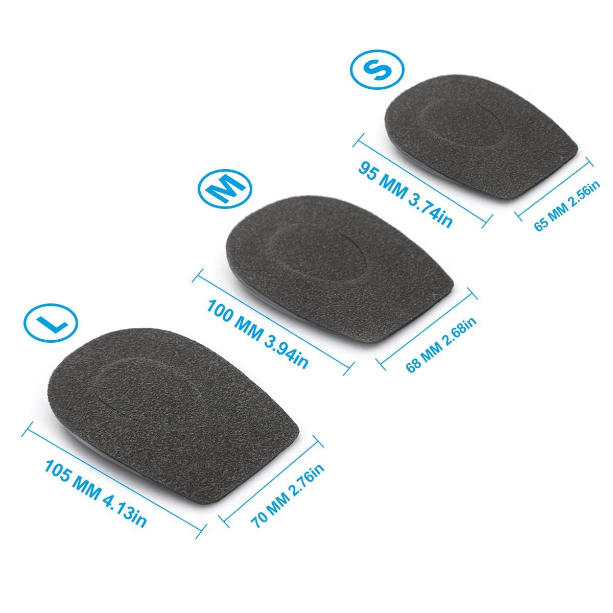 Black Deer Orthopedic Heel Supports daylong comfort image for standing and walking.
