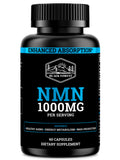 Black Forest NMN 1000mg with BioPerine – 99% Pure, Stabilized NMN (60 Capsules)