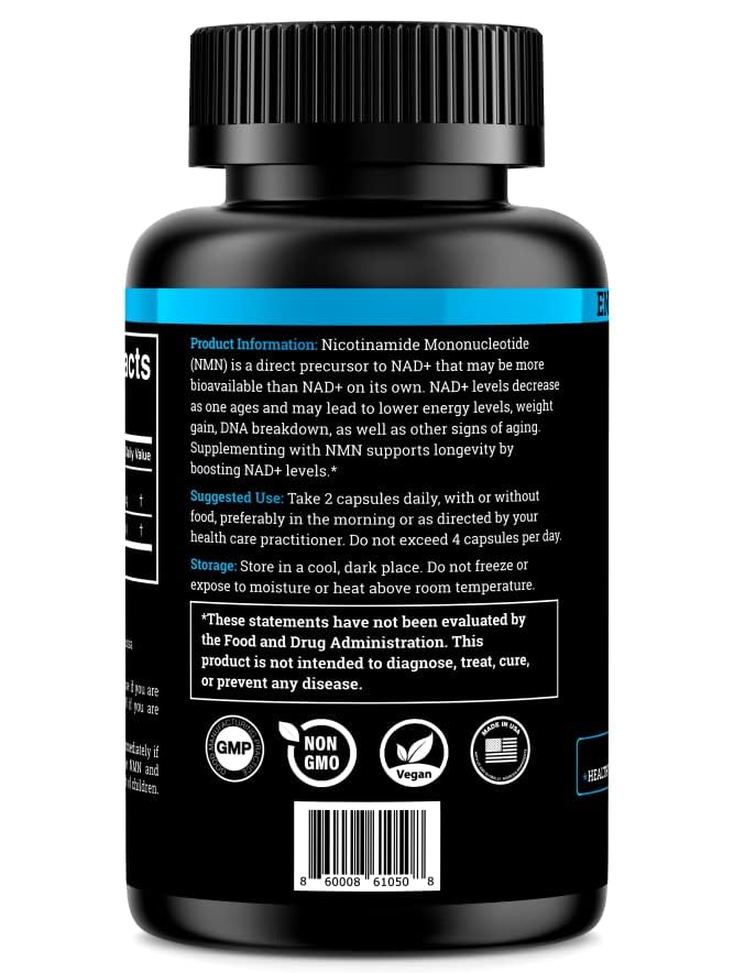 Black Forest NMN capsules with 99 purity for potent daily use