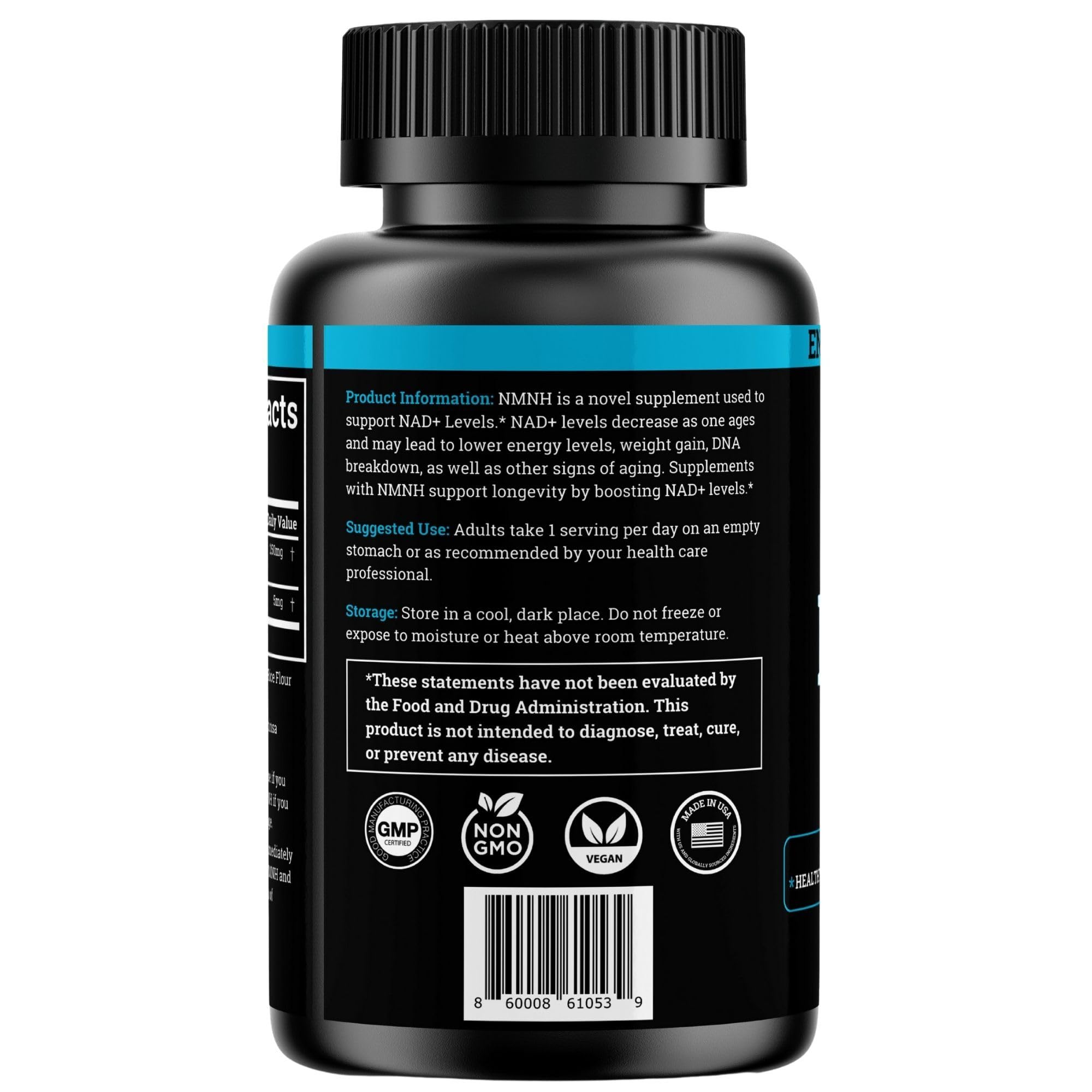Black Forest NMNH with 3x bioavailability concept and absorption focus