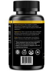 Tongkat Ali 400mg capsules from Black Forest for endurance and drive.