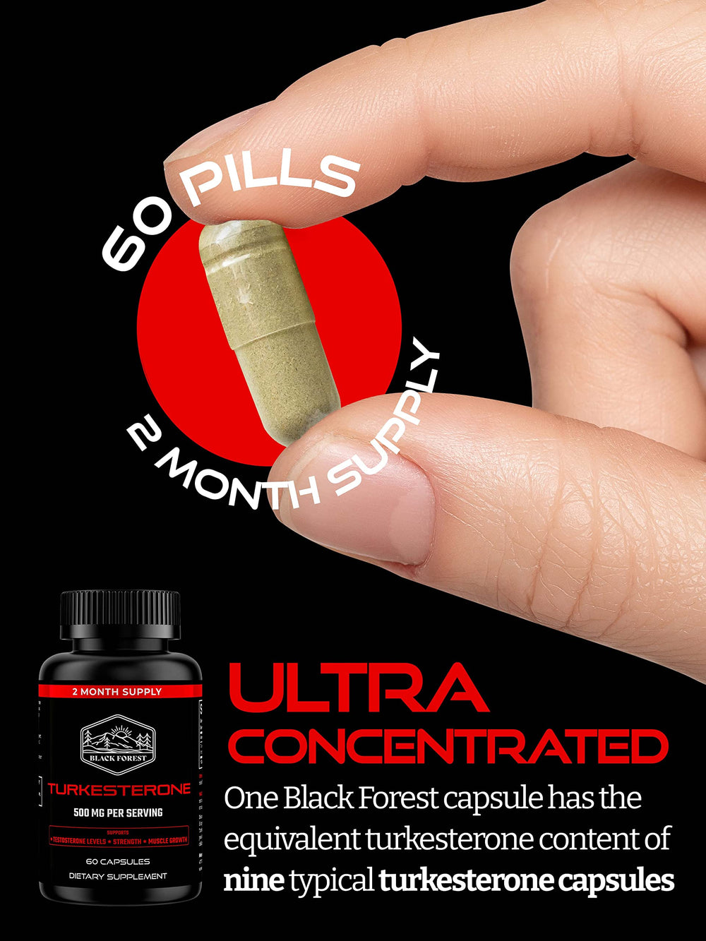 Black Forest Turkesterone used in gym setting to support strength routines.