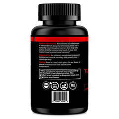 Black Forest Turkesterone label closeup shows 95% extract quality.