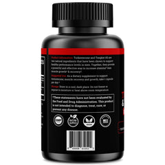 Black Forest Turkesterone Tongkat Ali capsules being dispensed for daily use.