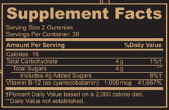 Two Black Girl Vitamins B12 gummies form part of a daily energy routine