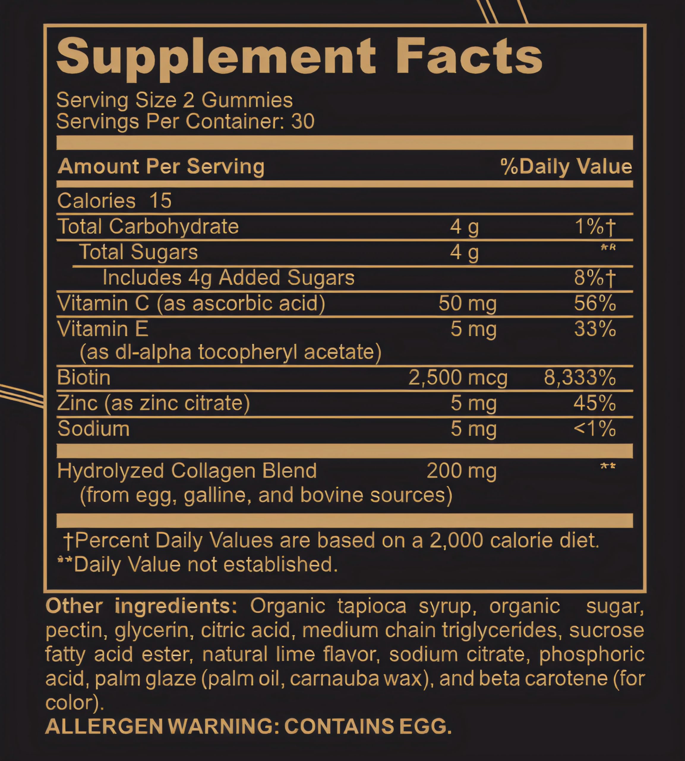 Close-up of Black Girl Vitamins collagen gummies lime; chewy texture and flavor