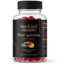 Black Girl Vitamins Fiber Gummies – Prebiotic for Gut Health & Regularity (Orange & Mixed Berry)