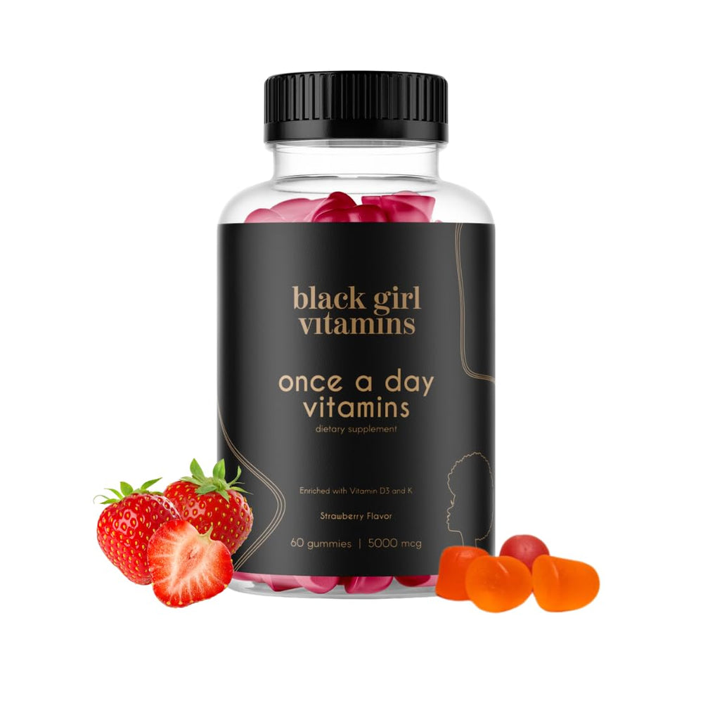 Black Girl Vitamins Once a Day bottle front for daily wellness