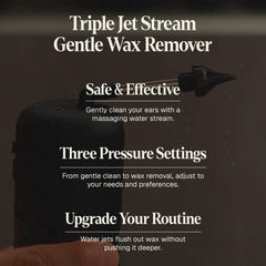 Black Wolf Wush Pro triple jet stream demonstrates three pressure options.