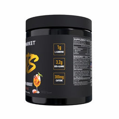 BLACKMARKET CUTS Peach Ring shake in a glass for steady endurance