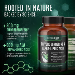 Blast Supplements Alpha Lipoic Acid label closeup spotlights antioxidant support.