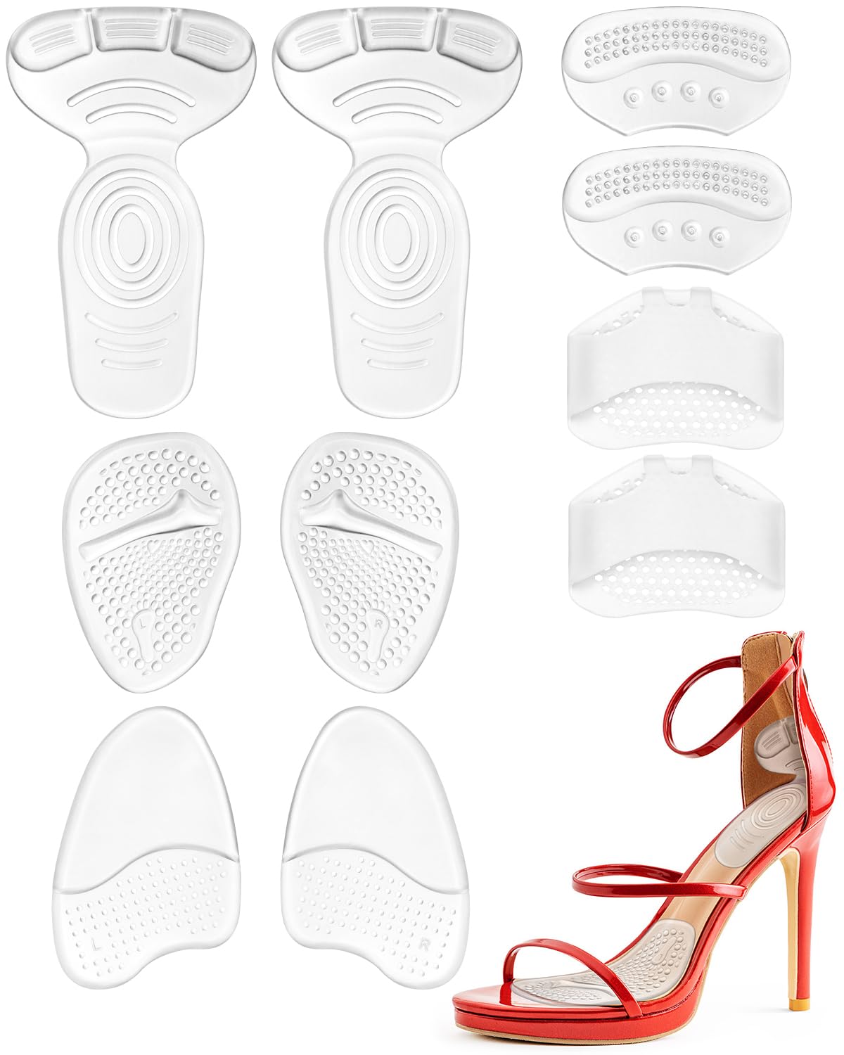 BLATOWN ball-of-foot cushions provide all-day comfort in heels.