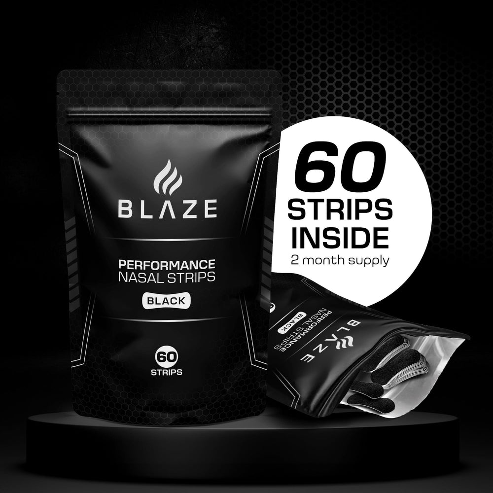 BLAZE nose strip designed for snoring and sleeping use with improved breath.