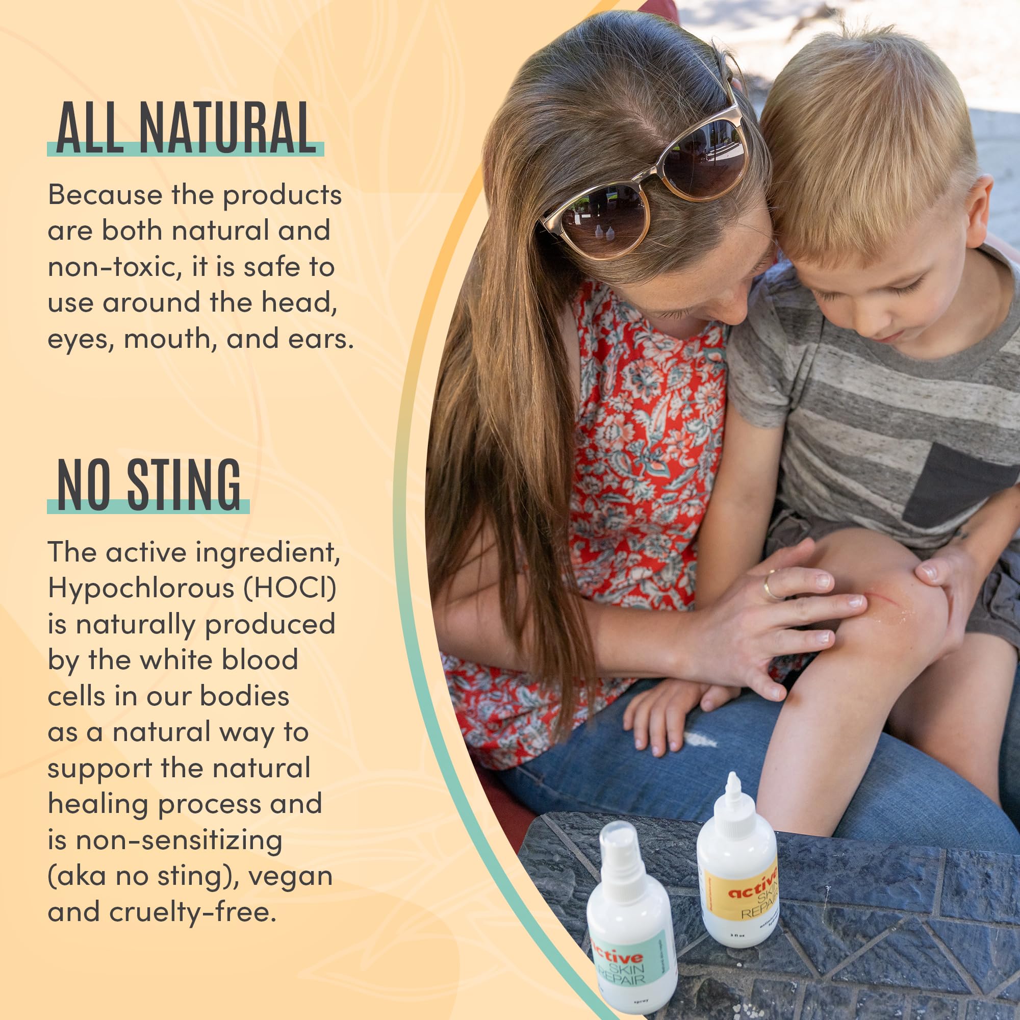 BLDG ACTIVE germ-fighting formula, quick coverage for minor skin irritation.