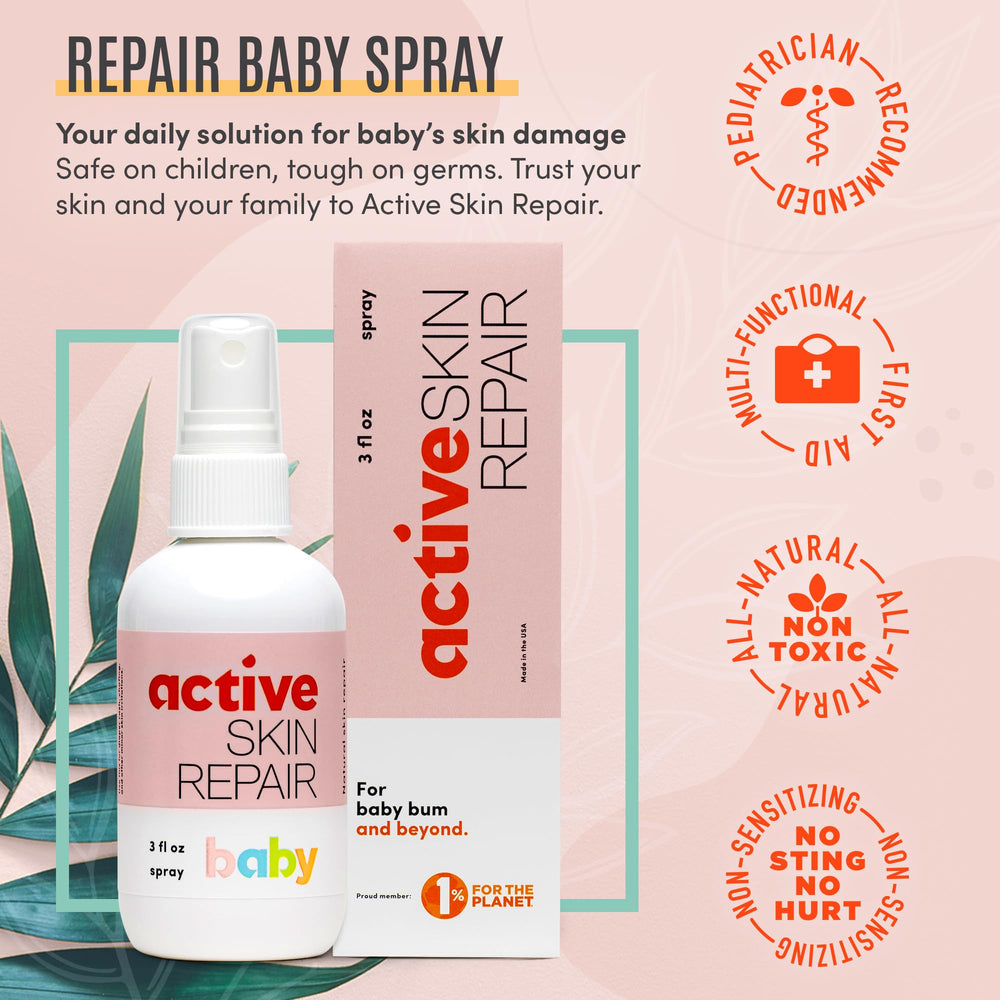 BLDG ACTIVE hypochlorous acid formula for safe baby skin care with no sting