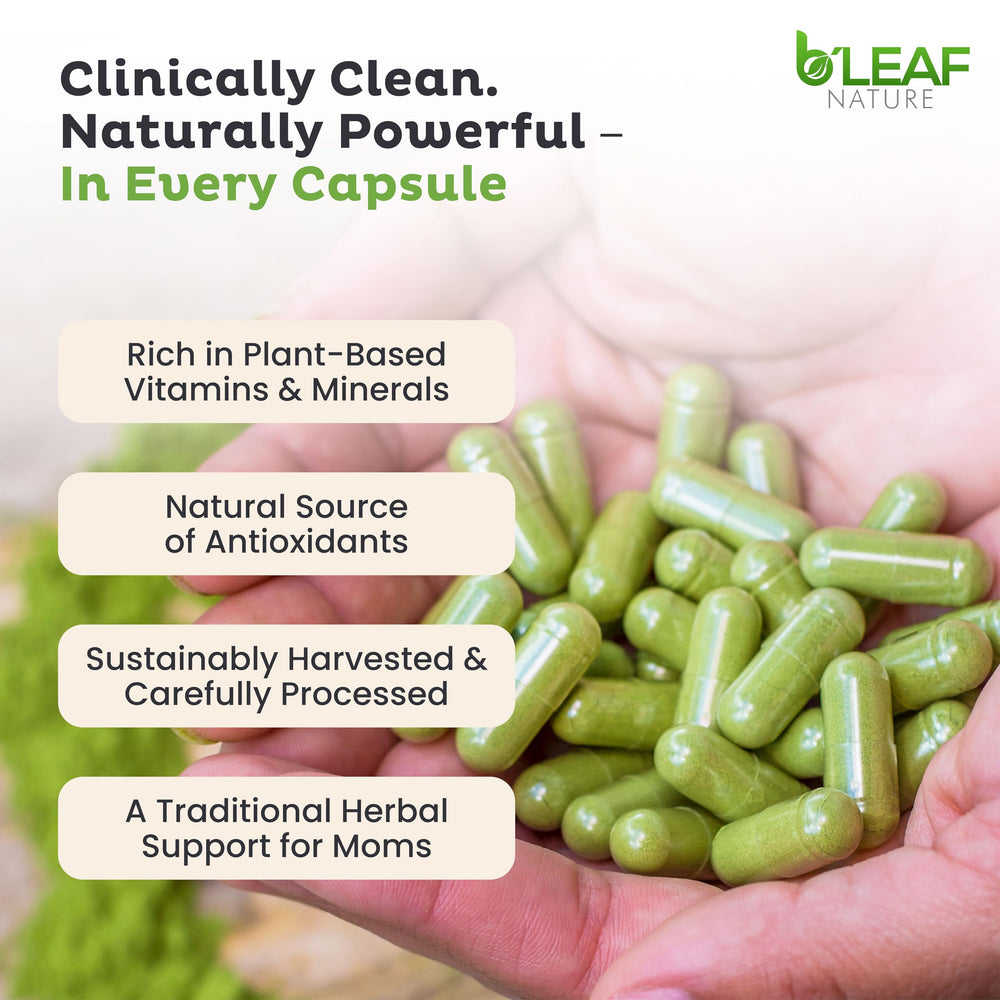 B'LEAF NATURE Moringa daily-use visual for convenient wellness