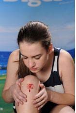 BleedCEASE soft-nasal-fiber-insert demonstrates gentle placement within the nasal cavity