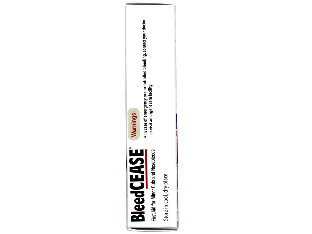 BleedCEASE wound application on skin provides absorbent, protective coverage.
