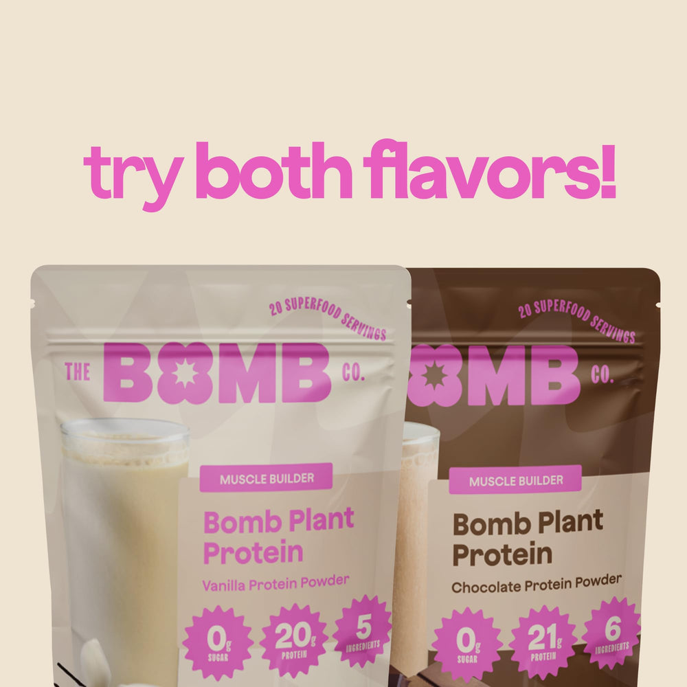 Blender Bombs Bomb Plant Protein daily smoothie booster idea