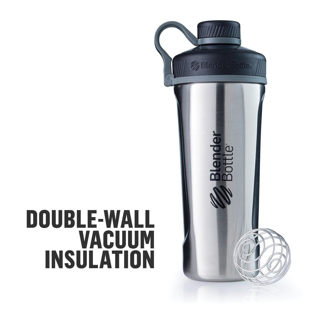 BlenderBottle Radian detachable carry loop keeps essentials handy.