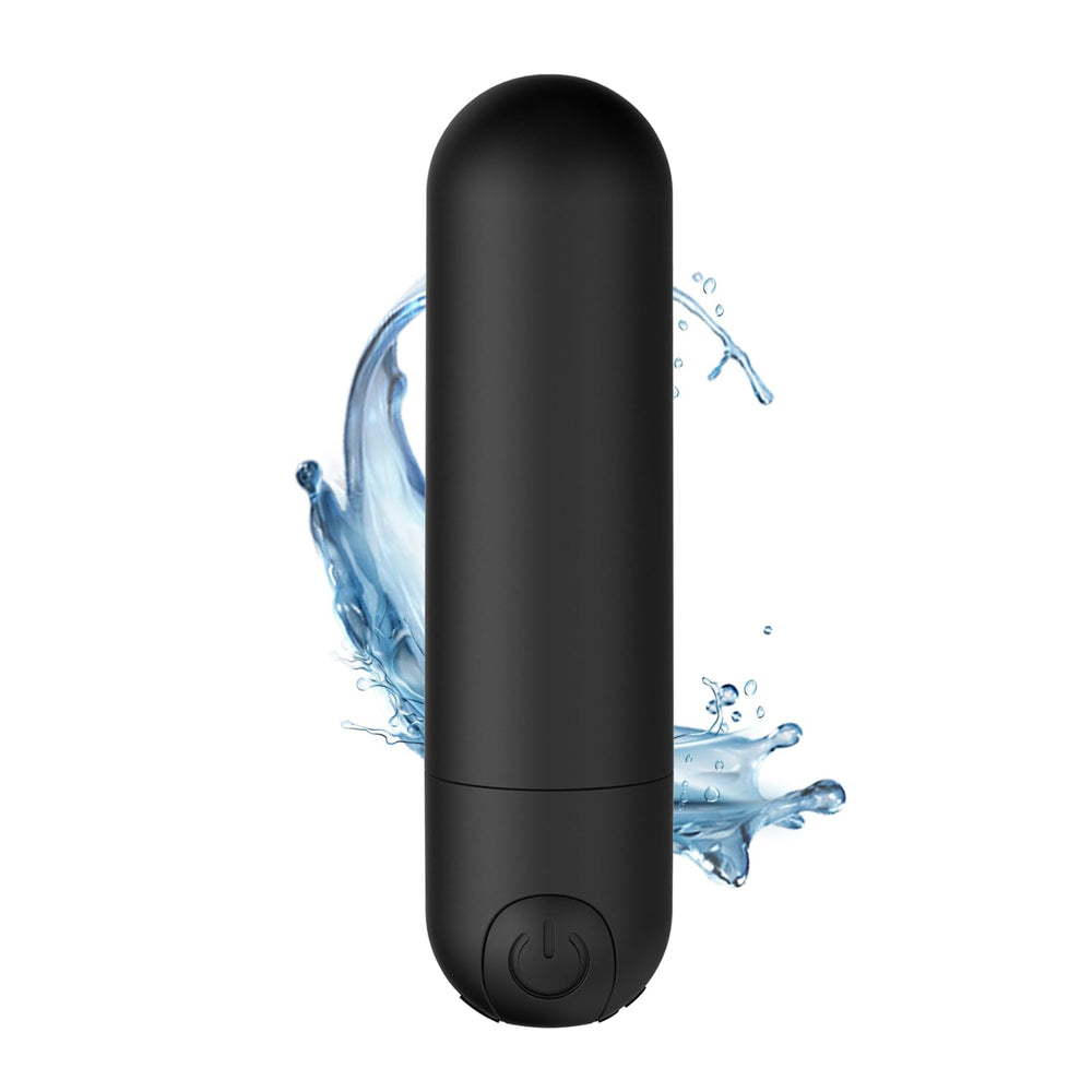 BLiKECH Waterproof Back Massager mini black ideal for damp environments and travel.