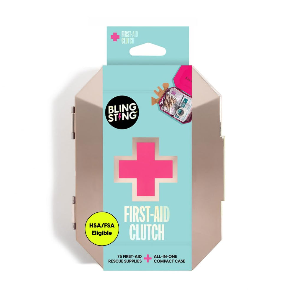 BLINGSTING First Aid Kit: 75 essentials inside for quick on-the-go readiness.