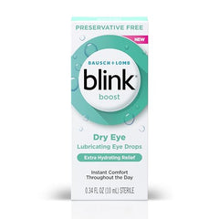 Blink Boost eye drops hyaluronate close-up highlights moisture support