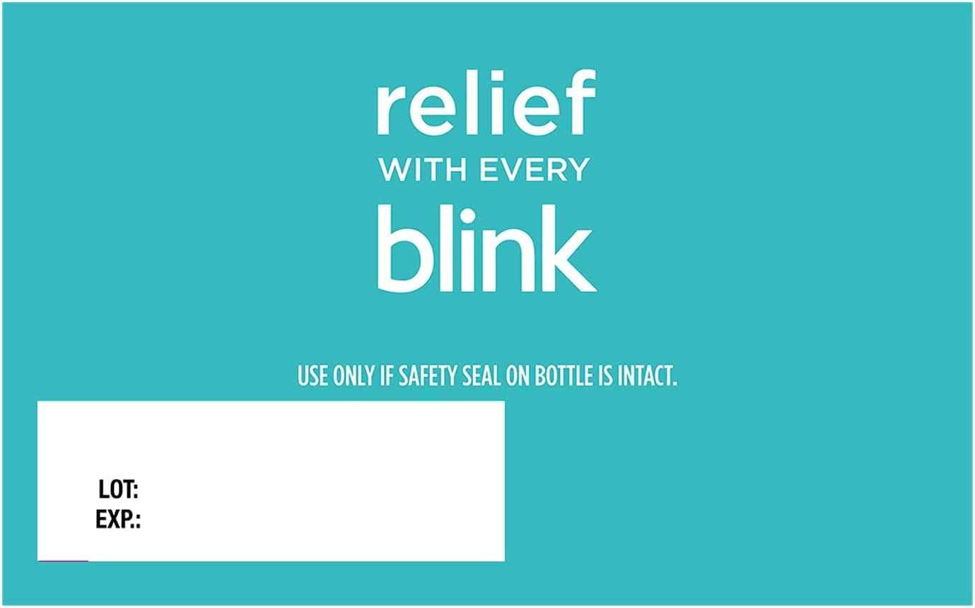 Blink Tears protection against wind and sun exposure in a compact vial.
