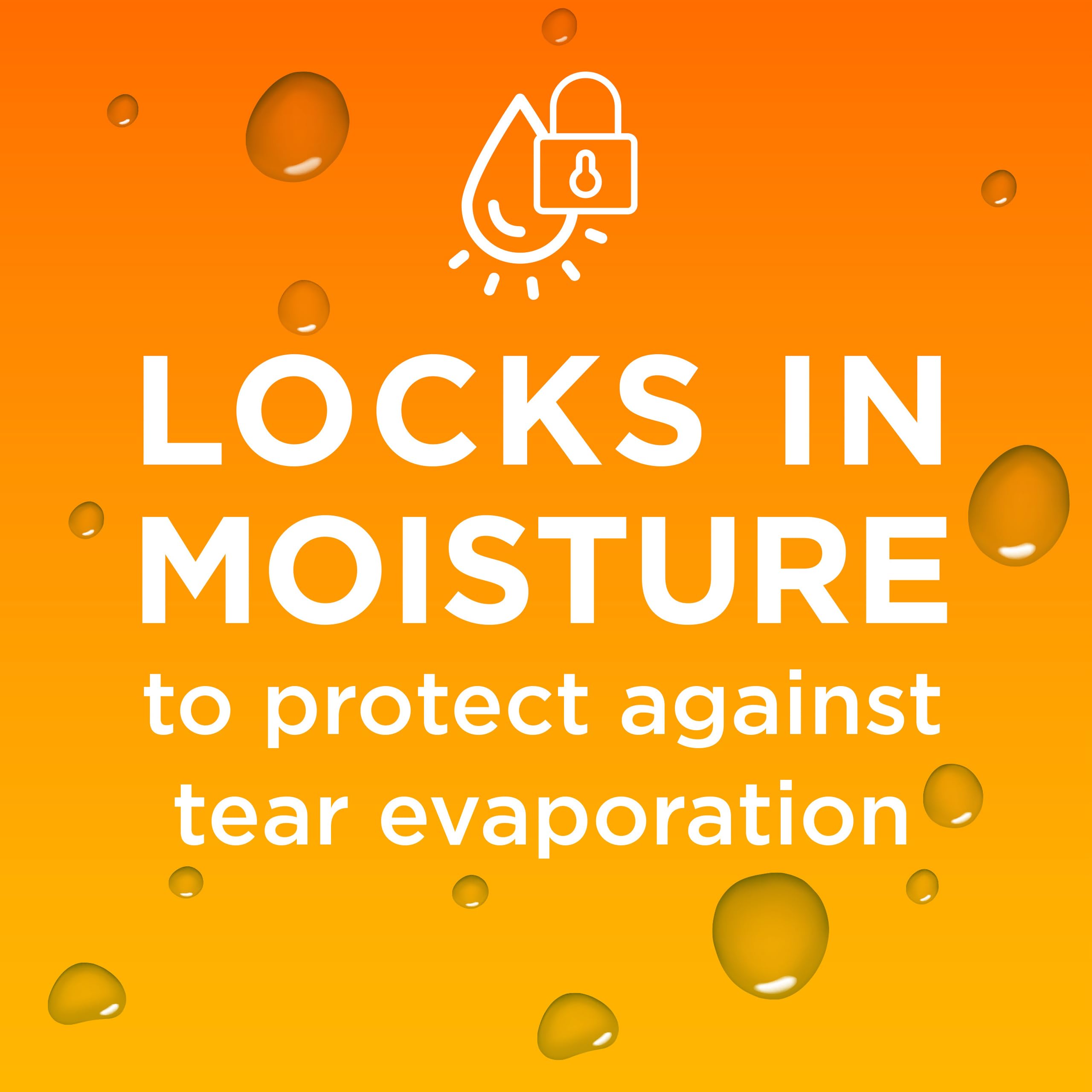 Blink Triple Care eye drops dropper dispensing a precise amount for easy use
