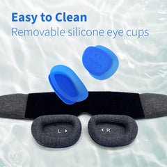 Blinkjoy Eye Mask on Face blocking drafts and creating darkness for restful nights