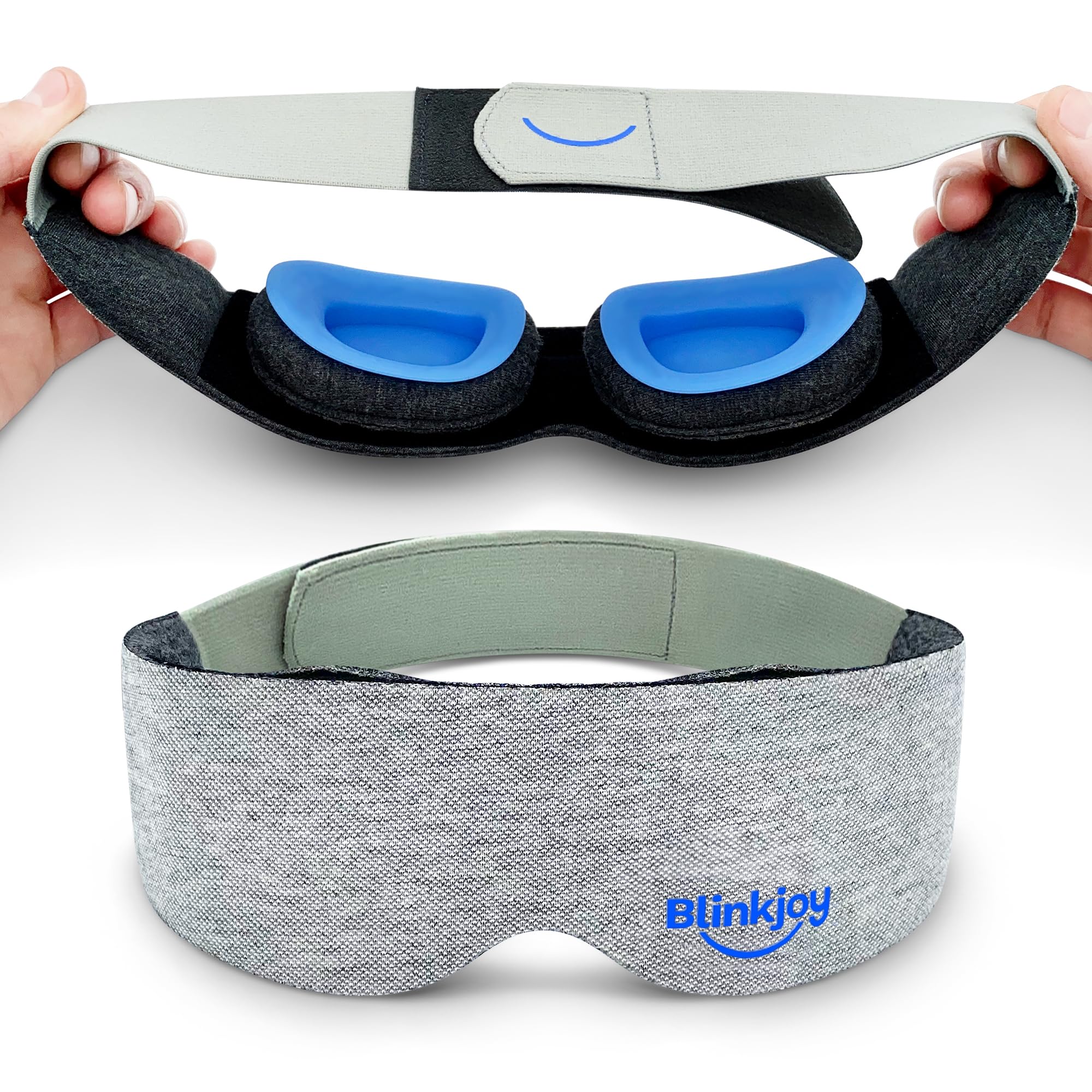 Blinkjoy Hydrating Sleep Mask 1st Gen with moisture-rich fit for overnight comfort