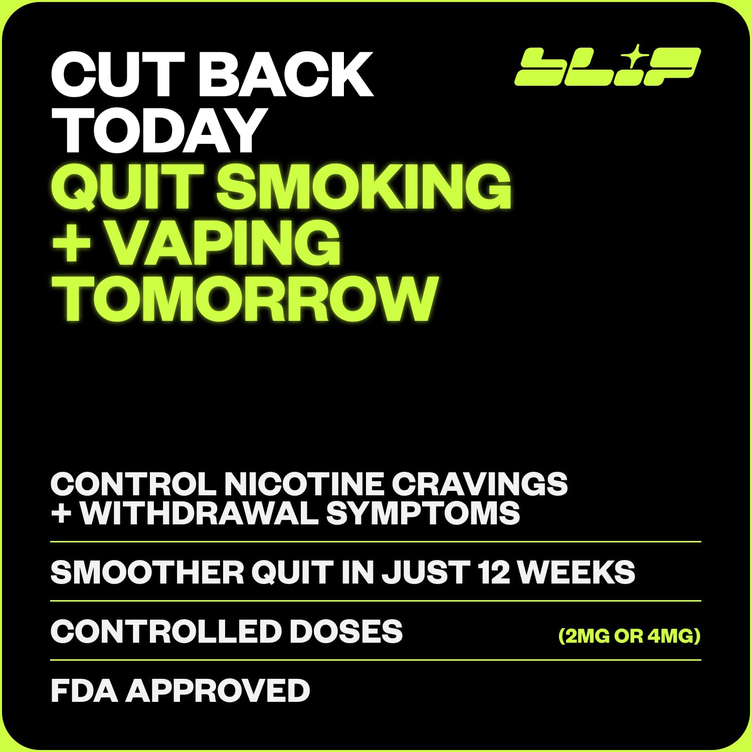 Blip NRT Nicotine Gum piece close-up highlights mint freeze texture for craving relief