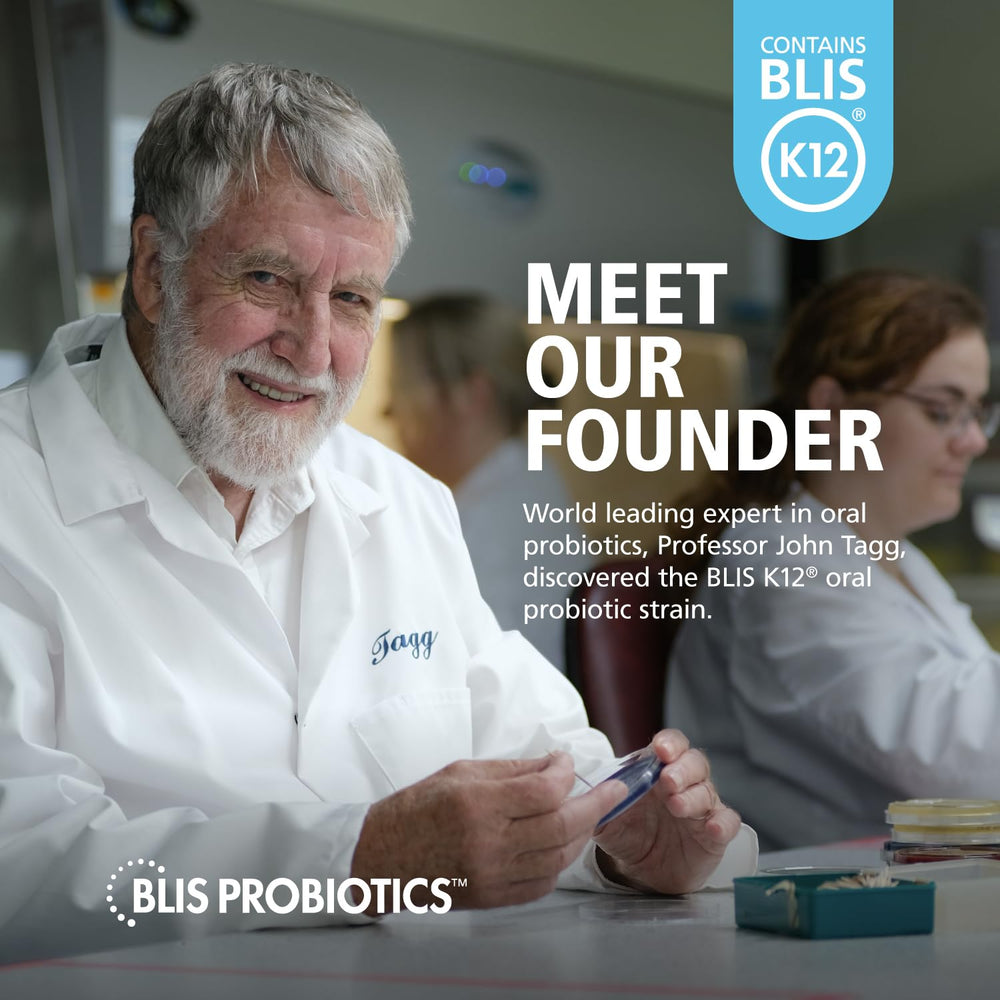BLIS ThroatHealth label notes allergen information for mindful consumption