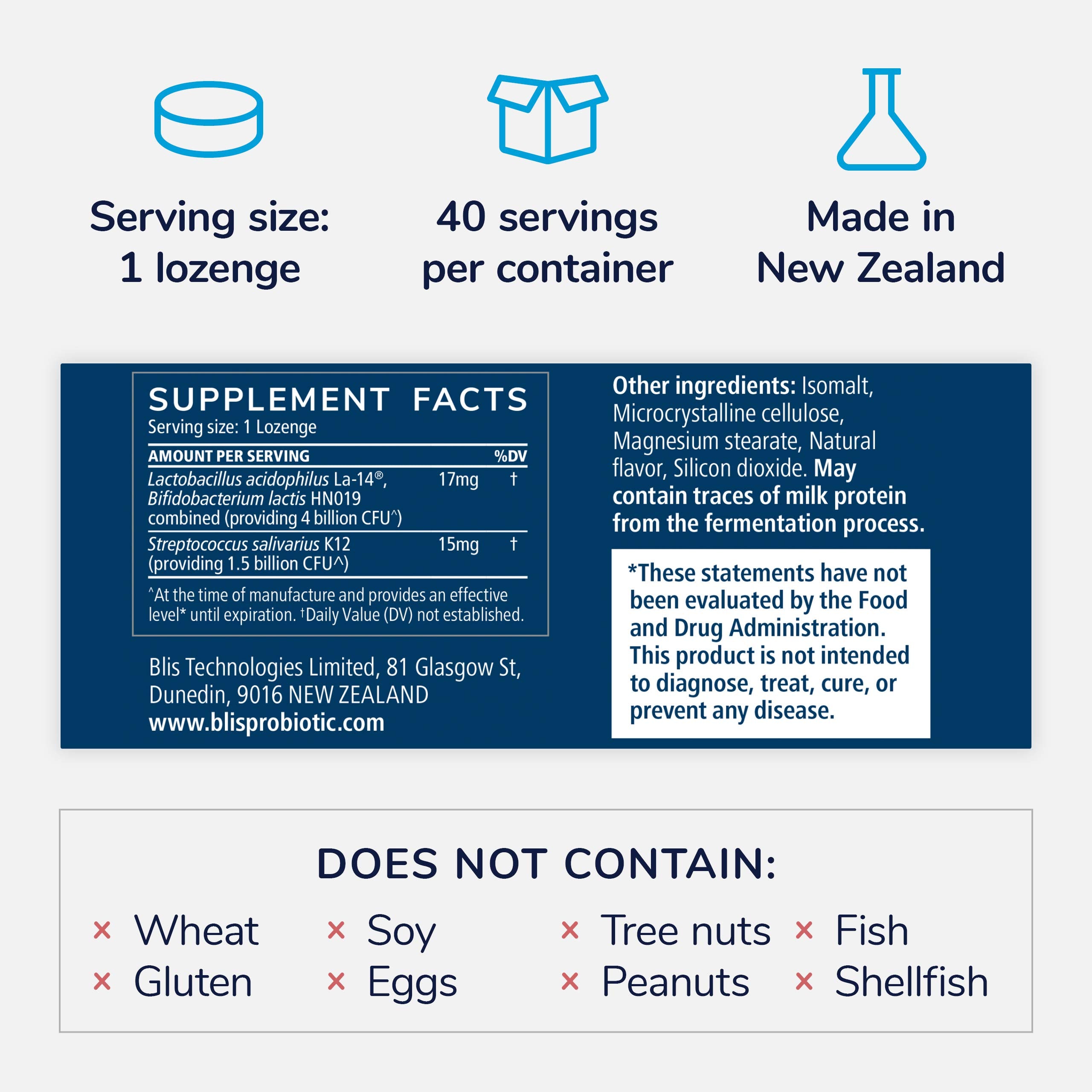 BLIS UltraBLIS 40-day supply package provides a consistent daily routine